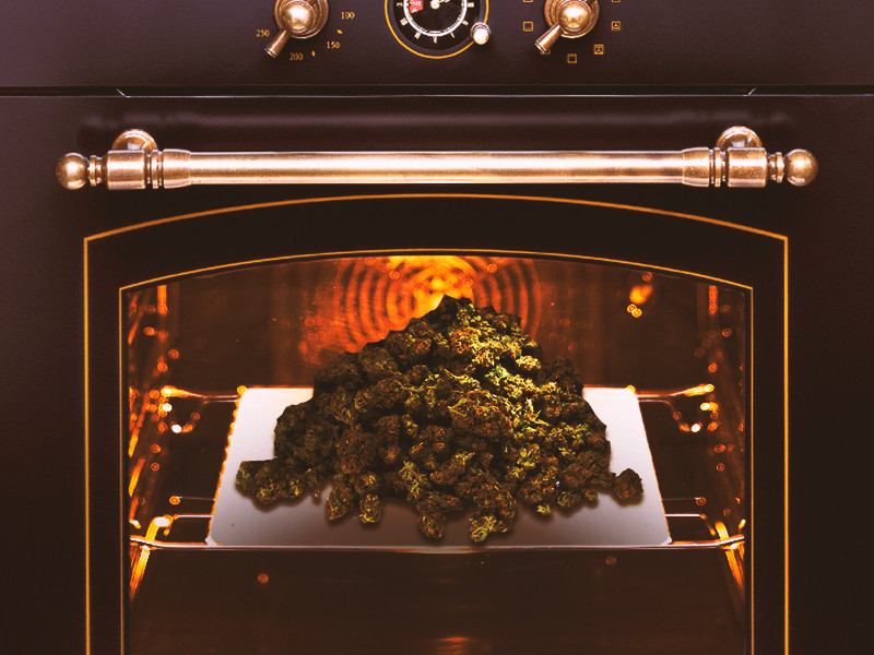 Сушка в духовке Сушить коноплю в духовке